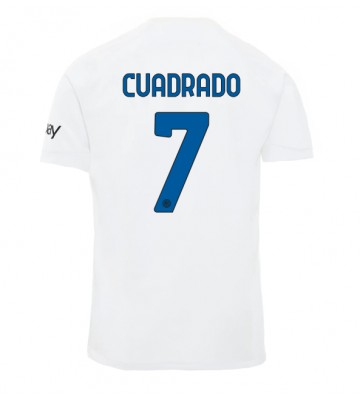 Inter Milan Juan Cuadrado #7 Vieraspaita 2023-24 Lyhyet Hihat